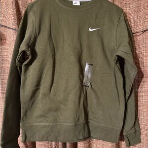 Nike Men's Forest Green Crewneck Sweater